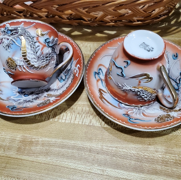Handcrafted Tea Set of 3 - Picture 2 of 6